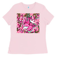 Bubblegum Pink nobody fights alone Ladies Tee - AdoDesignShop