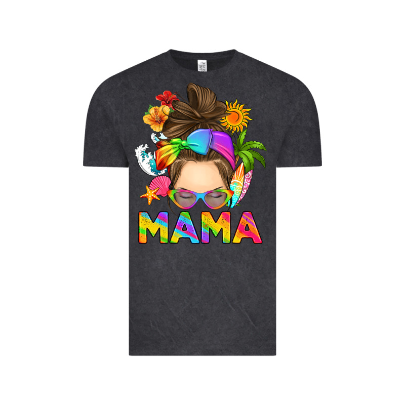 Messy Bun Mama Summer Vintage Tee by RanaPortraitStore | Teevron