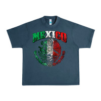Midnight Navy mexico coat of arms Urban Heavy Tee - Zillion Design Studio
