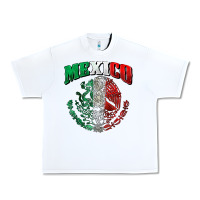 White mexico coat of arms Urban Heavy Tee - Zillion Design Studio