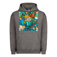 Pigment Tornado winter coffee cups and snow with plaid seamless pattern bbs Urban Hoodie - BundleAndBundleShop