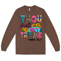 Chestnut thou shalt not try me mood 24 7 Long Sleeve Tee - Zillion Design Studio