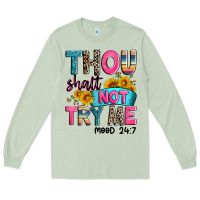 Matcha thou shalt not try me mood 24 7 Long Sleeve Tee - Zillion Design Studio