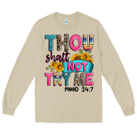 Mushroom thou shalt not try me mood 24 7 Long Sleeve Tee - Zillion Design Studio