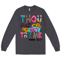 Smoke thou shalt not try me mood 24 7 Long Sleeve Tee - Zillion Design Studio