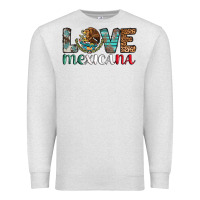 Oatmeal Heather love mexicana revise Premium Sweatshirt - AdoDesignShop