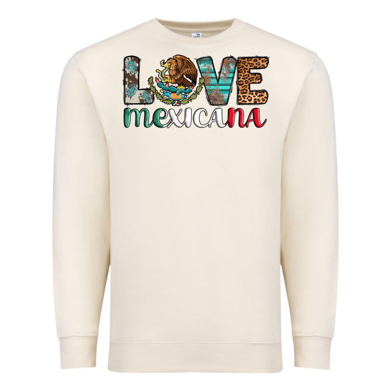 Love Mexicana Revise Premium Sweatshirt by AdoDesignShop | Teevron