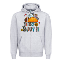 Heather Grey taco bout it Zipper Hoodie - CowhideDigitalArt