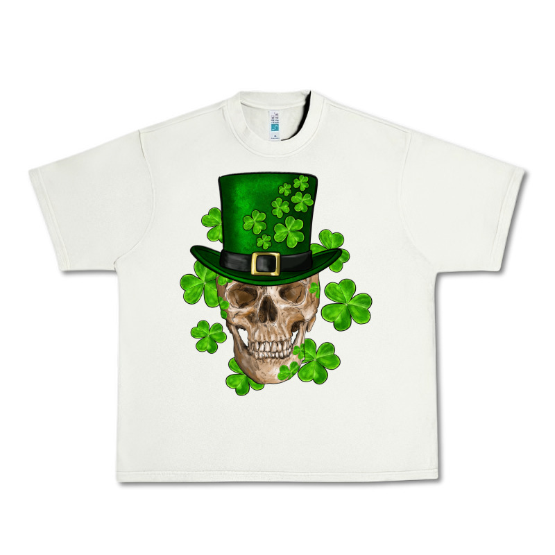 St. Patrick's Day Skull Urban Heavy Tee by RanaPortraitStore | Teevron