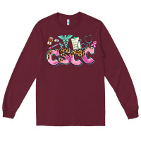 Burgundy cscc Long Sleeve Tee - AdoDesignShop