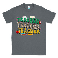Charcoal Heather teacher teacher teacher Classic Tee - Zillion Design Studio