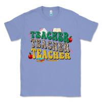 Colony Blue teacher teacher teacher Classic Tee - Zillion Design Studio