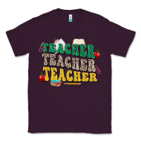Plum teacher teacher teacher Classic Tee - Zillion Design Studio