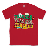 Red teacher teacher teacher Classic Tee - Zillion Design Studio