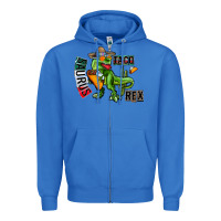 True Royal taco saurus rex Zipper Hoodie - CowhideDigitalArt