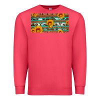 Cardinal aztec sunflower cowhide license plate Premium Sweatshirt - Artiststas