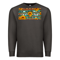 Smoke aztec sunflower cowhide license plate Premium Sweatshirt - Artiststas