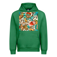 Emerald western indian coffee cups with aztec seamless pattern bbs Urban Hoodie - BundleAndBundleShop