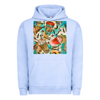 Pigment Grape Ice western indian coffee cups with aztec seamless pattern bbs Urban Hoodie - BundleAndBundleShop