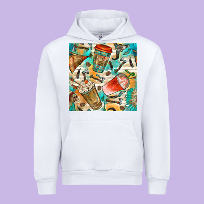 Western Indian Coffee Cups With Aztec Seamless Pattern Bbs Urban Hoodie Designed By Bundleandbundleshop