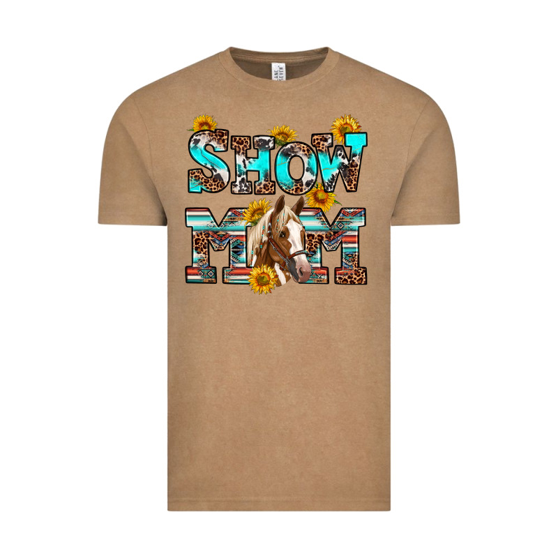 Show Mom Horse Vintage Tee by RanaPortraitStore | Teevron