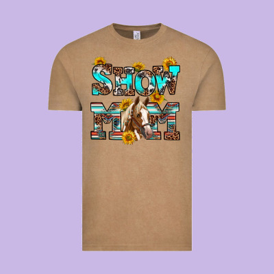 Vintage Tee show mom horse