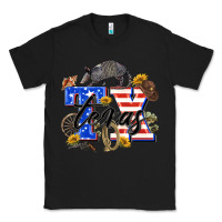 Black texas tx Classic Tee - Zillion Design Studio