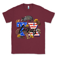 Burgundy texas tx Classic Tee - Zillion Design Studio