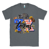 Charcoal Heather texas tx Classic Tee - Zillion Design Studio
