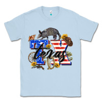 Dusty Blue texas tx Classic Tee - Zillion Design Studio