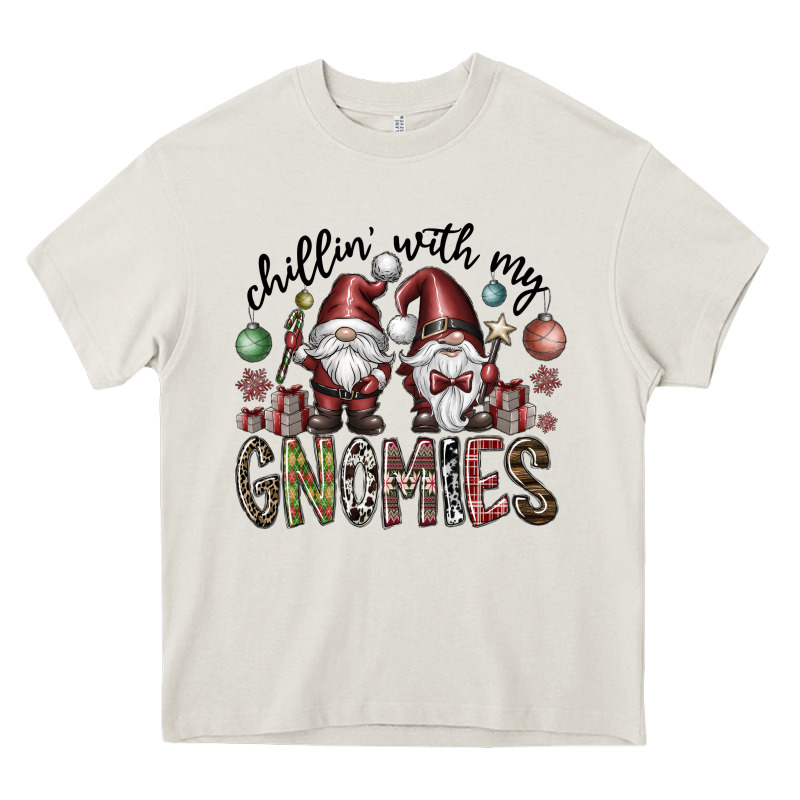 Chillin With My Gnomies Heavy Core Tee by CowhideDigitalArt | Teevron