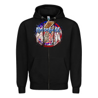 Black baseball mama Zipper Hoodie - RacoonDesign