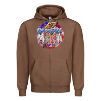Chestnut baseball mama Zipper Hoodie - RacoonDesign