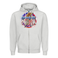 Dove Grey baseball mama Zipper Hoodie - RacoonDesign