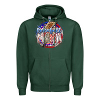 Sports Green baseball mama Zipper Hoodie - RacoonDesign
