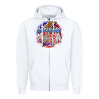White baseball mama Zipper Hoodie - RacoonDesign