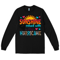Black sunshine mixed with a little hurricane Long Sleeve Tee - Zillion Design Studio
