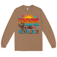 Toasted Coconut sunshine mixed with a little hurricane Long Sleeve Tee - Zillion Design Studio