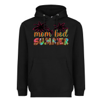 Black mom bod summer with palms Heavyweight Hoodie - Artiststas
