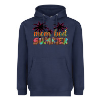 Navy mom bod summer with palms Heavyweight Hoodie - Artiststas