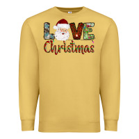 Antique Gold love christmas Premium Sweatshirt - AdoDesignShop