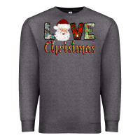 Charcoal Heather love christmas Premium Sweatshirt - AdoDesignShop