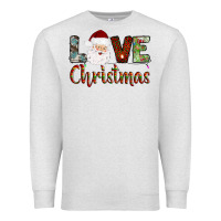 Oatmeal Heather love christmas Premium Sweatshirt - AdoDesignShop