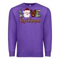 Purple love christmas Premium Sweatshirt - AdoDesignShop