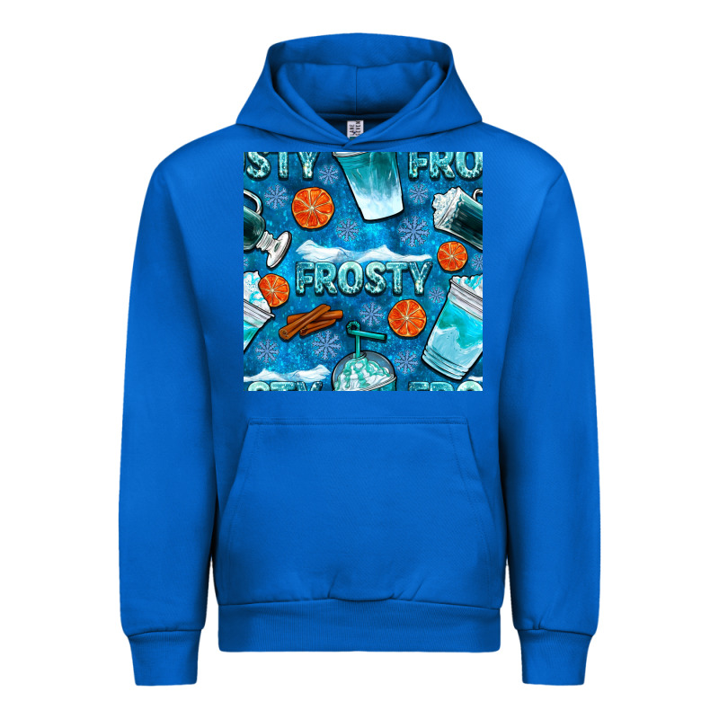 Winter Frosty Coffee Cups And Snow Seamless Pattern Bbs Urban Hoodie by BundleAndBundleShop | Teevron