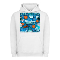 Pigment Lunar Rock winter frosty coffee cups and snow seamless pattern bbs Urban Hoodie - BundleAndBundleShop