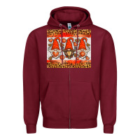 Burgundy basketball gnome Zipper Hoodie - HRA Design Shop