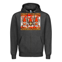 Charcoal Heather basketball gnome Zipper Hoodie - HRA Design Shop