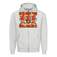 Dove Grey basketball gnome Zipper Hoodie - HRA Design Shop