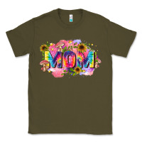 Army Green tie dye mom Classic Tee - Zillion Design Studio